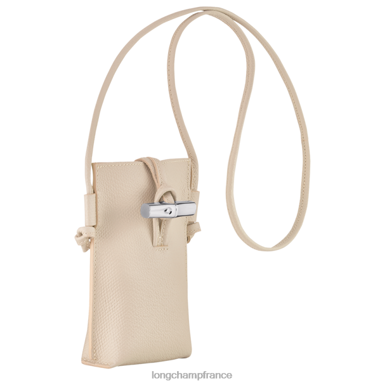 papier femmes coque de téléphone roseau avec dentelle maroquinerie Longchamp Z6ZTP686