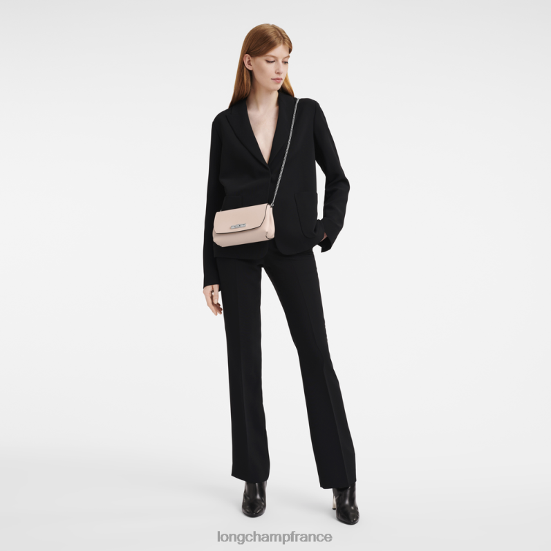 rose pâle femmes pochette roseau maroquinerie Longchamp Z6ZTP249