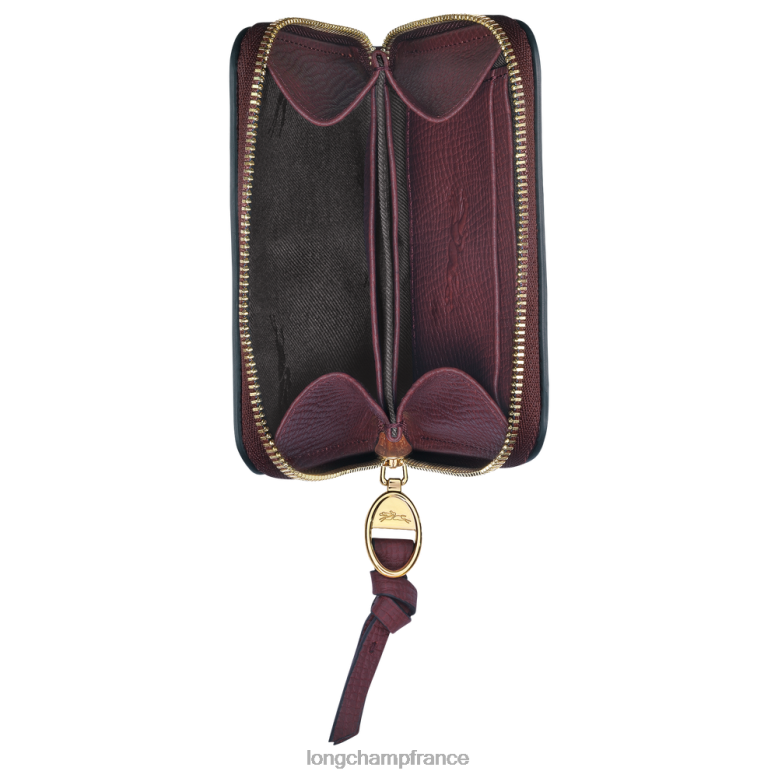 Bourgogne femmes porte-monnaie boîte aux lettres maroquinerie Longchamp Z6ZTP537