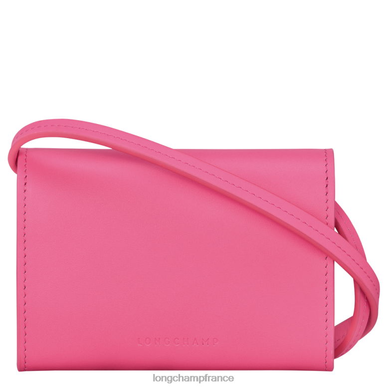 bonbons femmes porte-monnaie box-trot avec lacet en cuir maroquinerie Longchamp Z6ZTP515