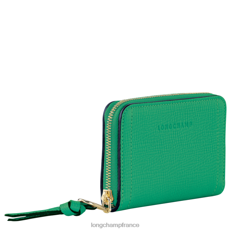herbe/feu vert femmes porte-monnaie boîte aux lettres maroquinerie Longchamp Z6ZTP540