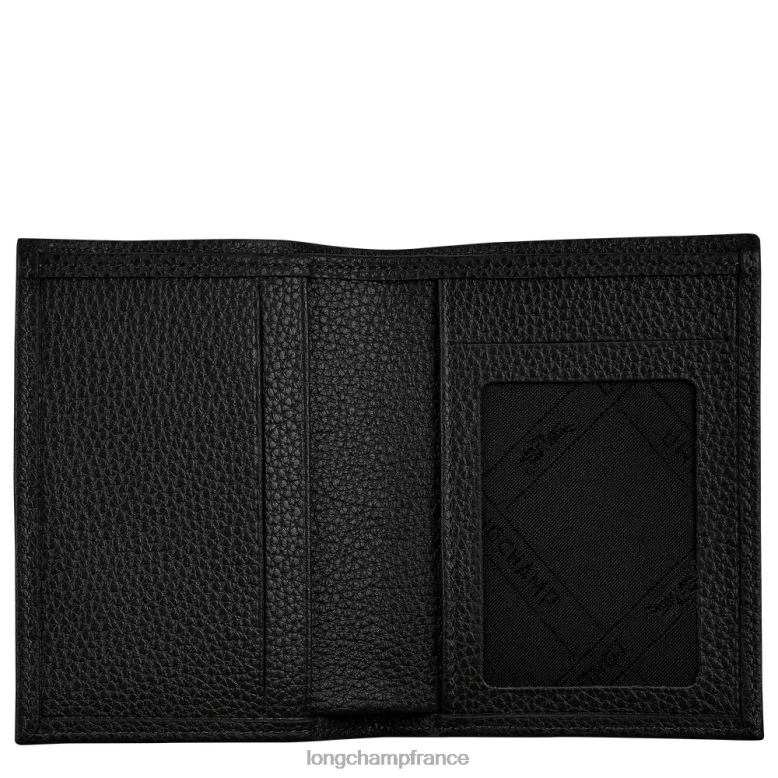 noir femmes porte-cartes le foulonne maroquinerie Longchamp Z6ZTP657