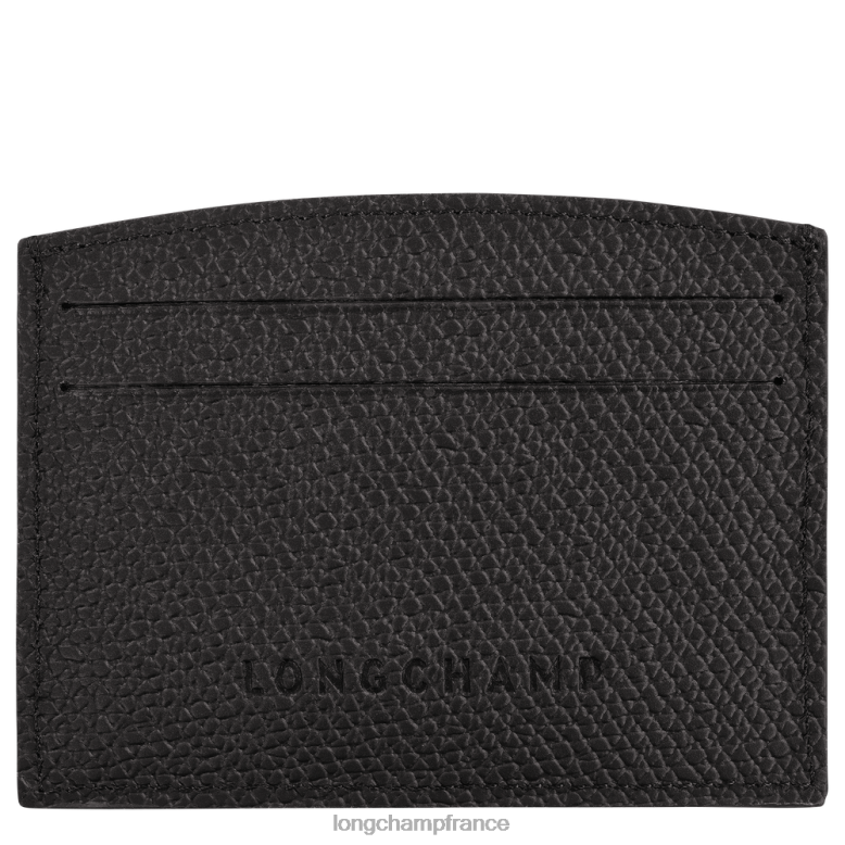 noir femmes porte-cartes roseau maroquinerie Longchamp Z6ZTP636