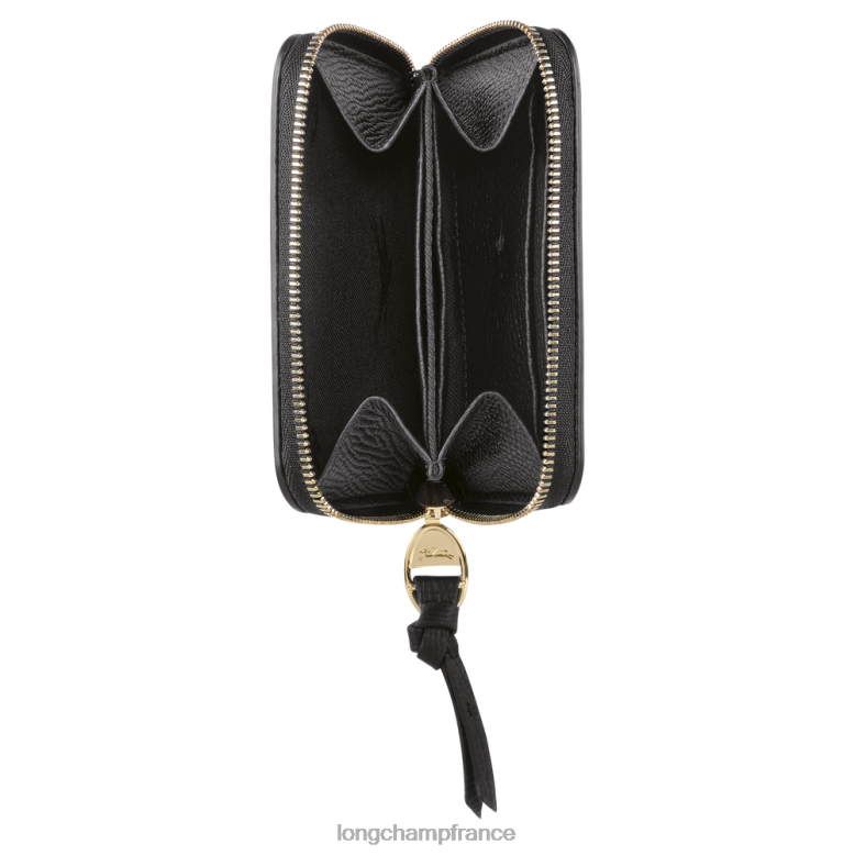 noir femmes porte-monnaie boîte aux lettres maroquinerie Longchamp Z6ZTP536