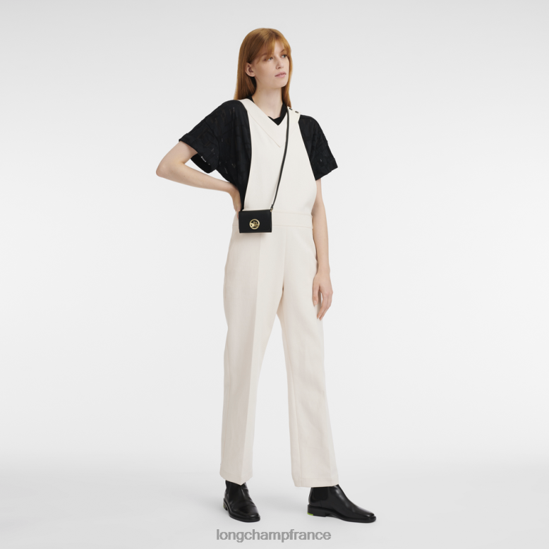 noir femmes porte-monnaie box-trot avec bandoulière maroquinerie Longchamp Z6ZTP516