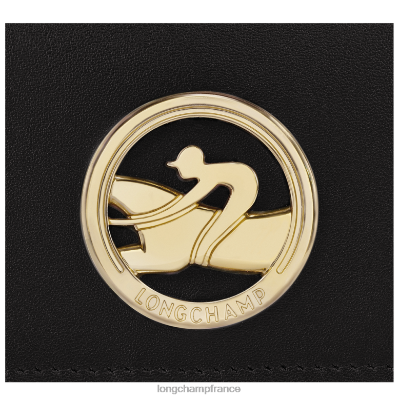 noir femmes porte-monnaie box-trot avec bandoulière maroquinerie Longchamp Z6ZTP516
