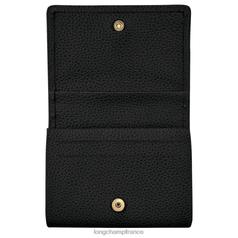noir femmes porte-monnaie le foulonne maroquinerie Longchamp Z6ZTP521