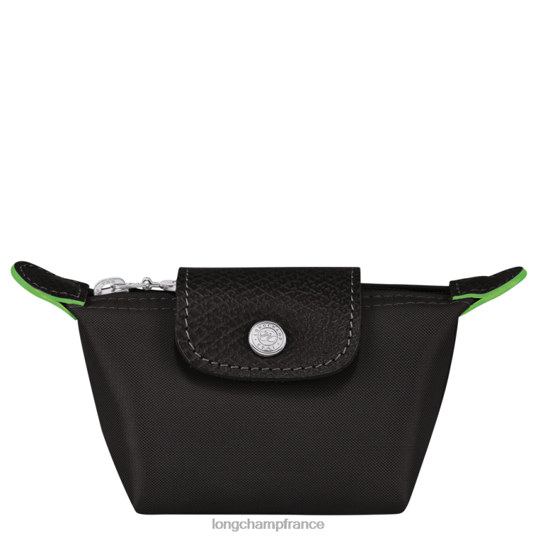 noir femmes porte-monnaie vert le pliage maroquinerie Longchamp Z6ZTP506