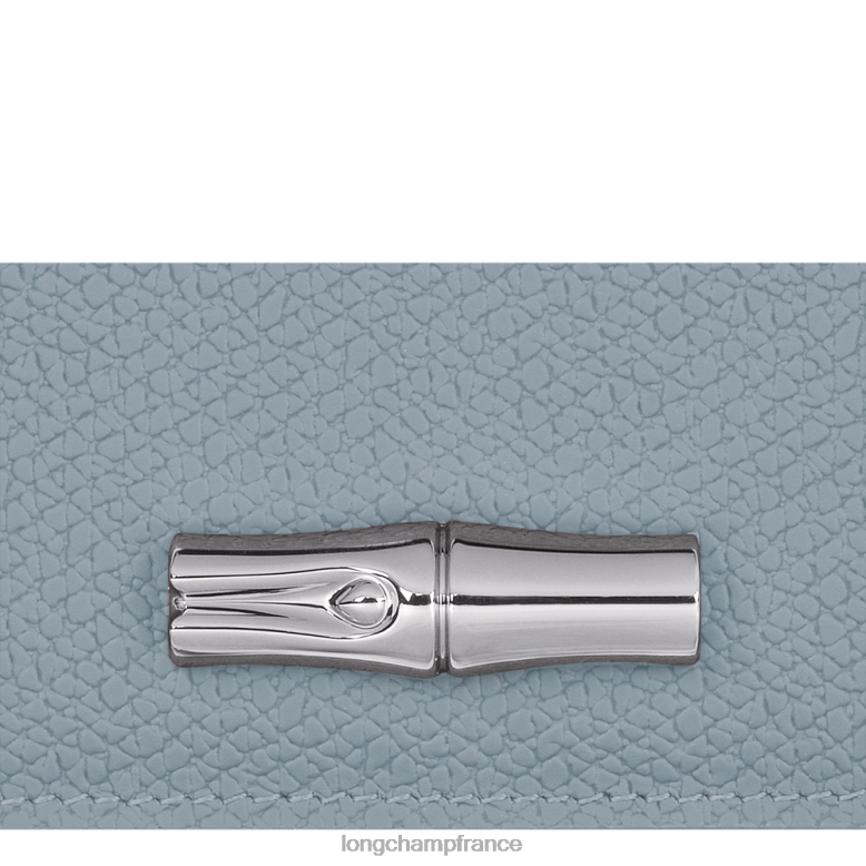 nuage bleu femmes porte-cartes roseau maroquinerie Longchamp Z6ZTP640
