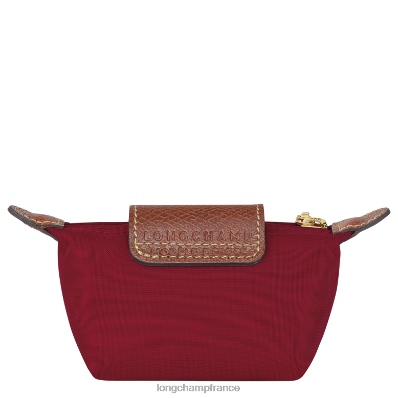 rouge femmes porte-monnaie original le pliage maroquinerie Longchamp Z6ZTP501