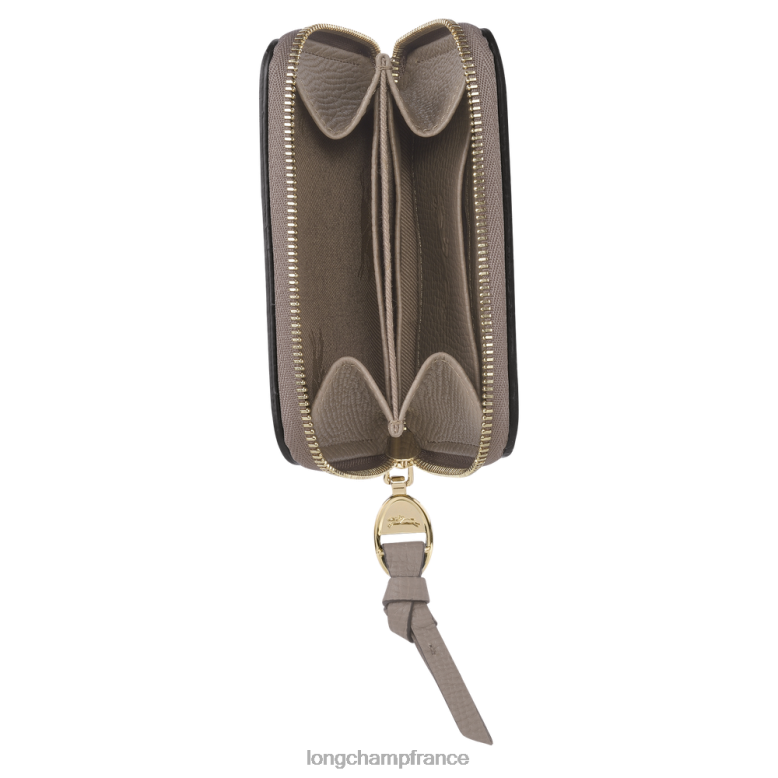 taupe femmes porte-monnaie boîte aux lettres maroquinerie Longchamp Z6ZTP538