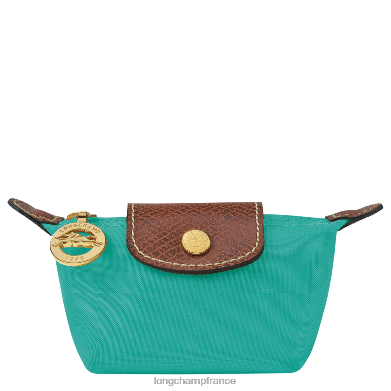 turquoise femmes porte-monnaie original le pliage maroquinerie Longchamp Z6ZTP503