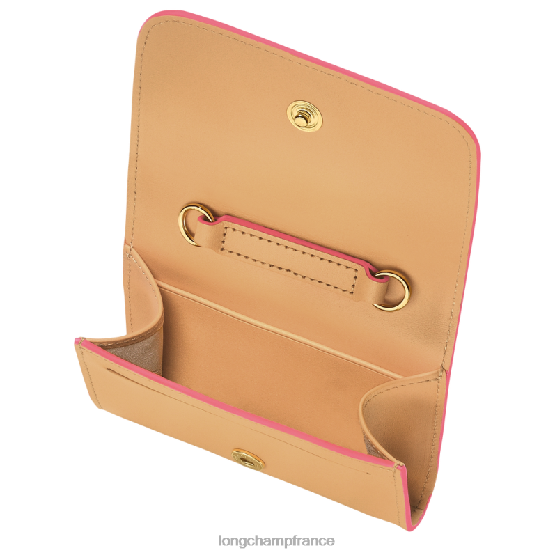 végétal femmes porte-monnaie box-trot avec lacet en cuir maroquinerie Longchamp Z6ZTP513