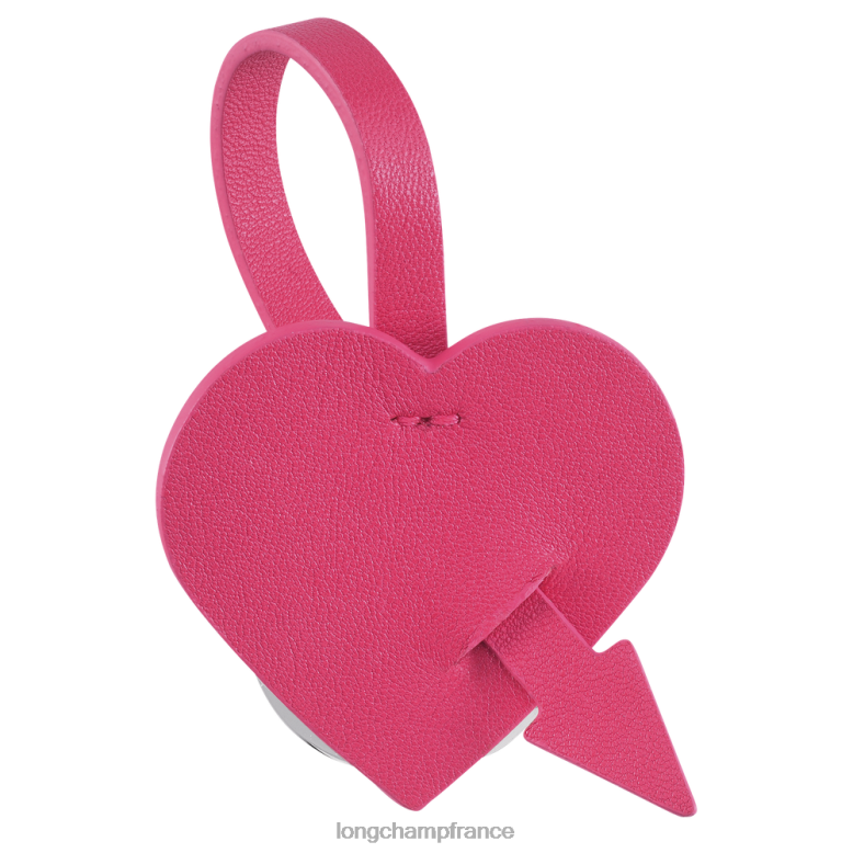 rose femmes porte-clés coeur maroquinerie Longchamp Z6ZTP758