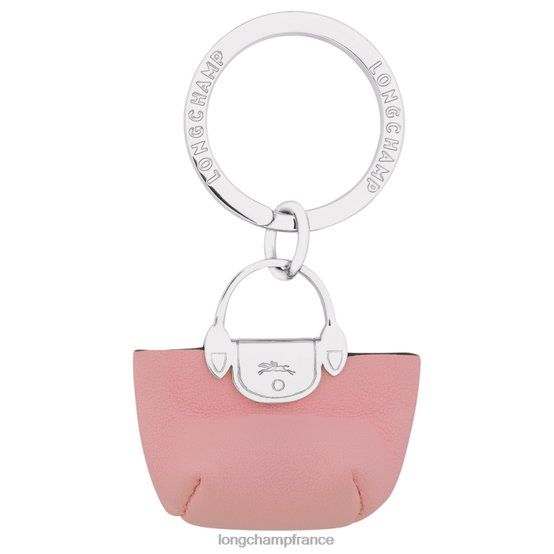 rose pétale femmes le pliage cuir porte-clés pliage maroquinerie Longchamp Z6ZTP737
