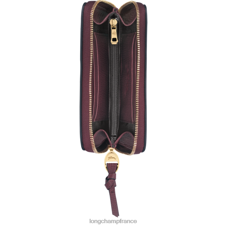 Bourgogne femmes portefeuille de boîte aux lettres maroquinerie Longchamp Z6ZTP614