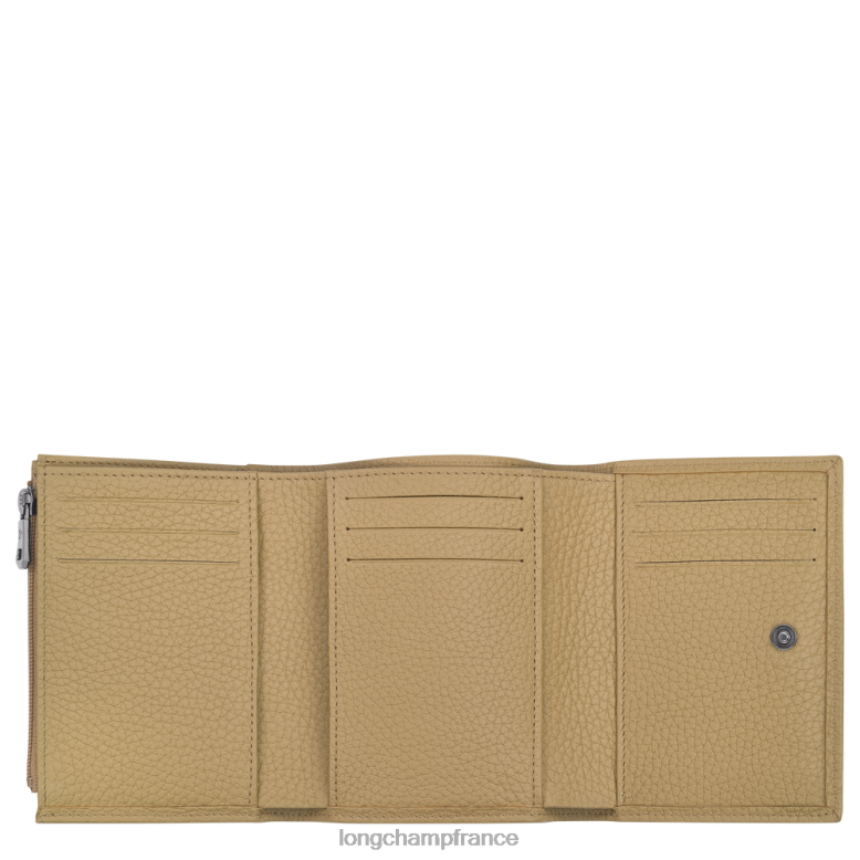 beige femmes portefeuille essentiel roseau maroquinerie Longchamp Z6ZTP572