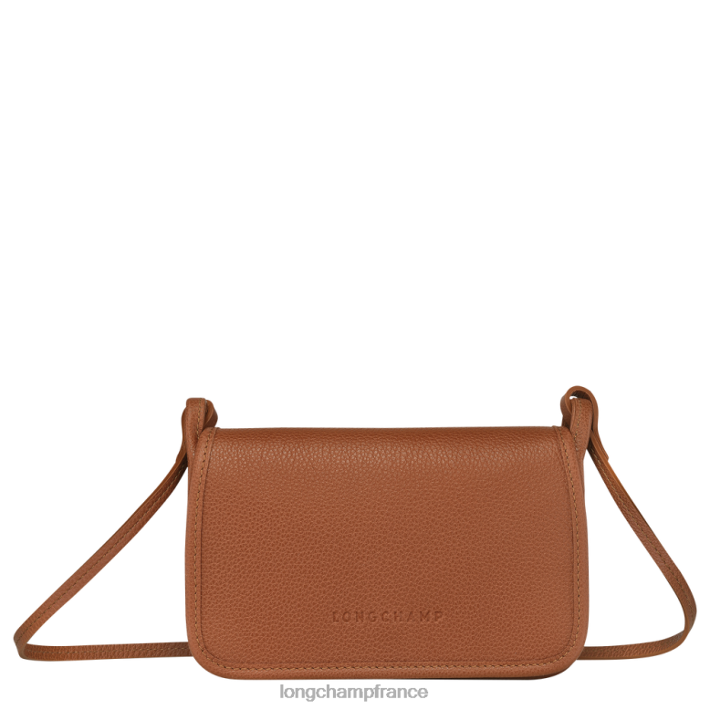 caramel femmes portefeuille le foulonne sur chaîne maroquinerie Longchamp Z6ZTP329