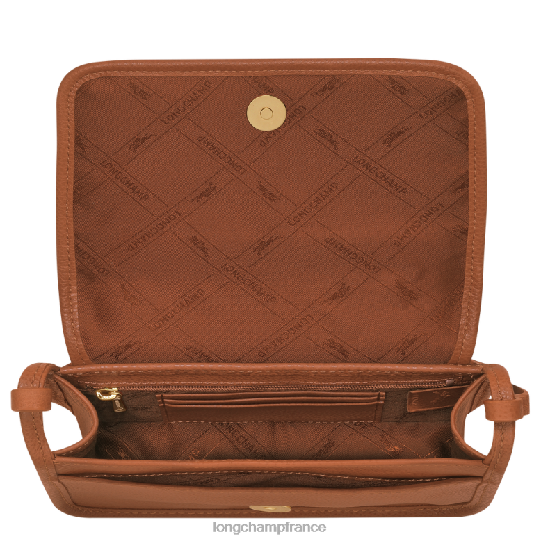 caramel femmes portefeuille le foulonne sur chaîne maroquinerie Longchamp Z6ZTP329