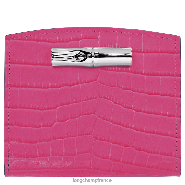 fuchsia femmes portefeuille roseau maroquinerie Longchamp Z6ZTP593