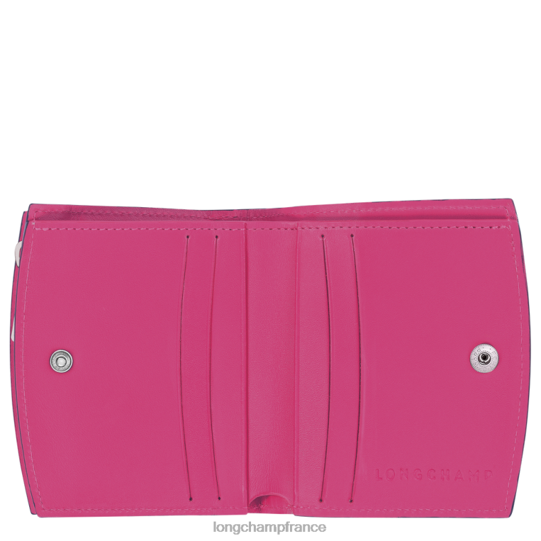 fuchsia femmes portefeuille roseau maroquinerie Longchamp Z6ZTP593