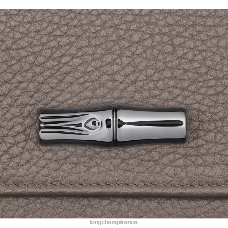gris femmes portefeuille essentiel roseau maroquinerie Longchamp Z6ZTP573