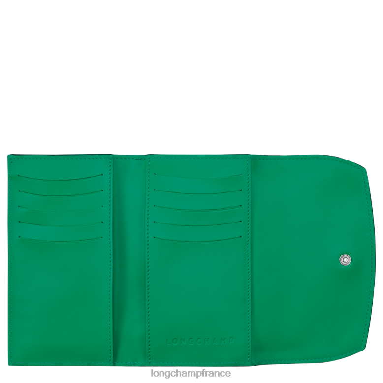herbe/feu vert femmes portefeuille roseau maroquinerie Longchamp Z6ZTP563