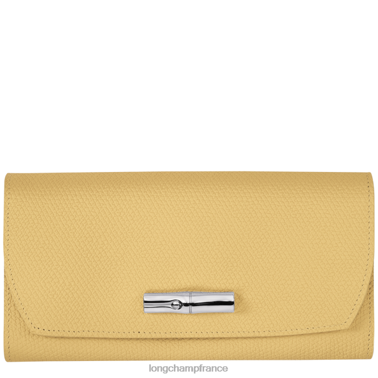 maïs femmes portefeuille continental roseau maroquinerie Longchamp Z6ZTP589