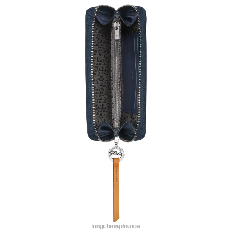marine femmes portefeuille le pliage city maroquinerie Longchamp Z6ZTP553