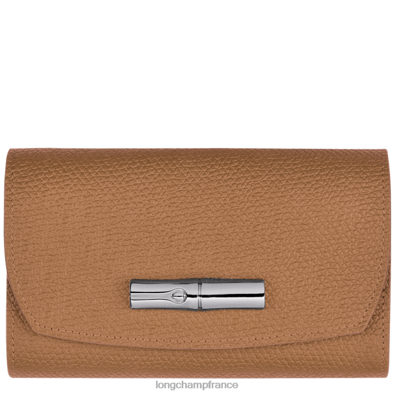 naturel femmes portefeuille roseau maroquinerie Longchamp Z6ZTP576