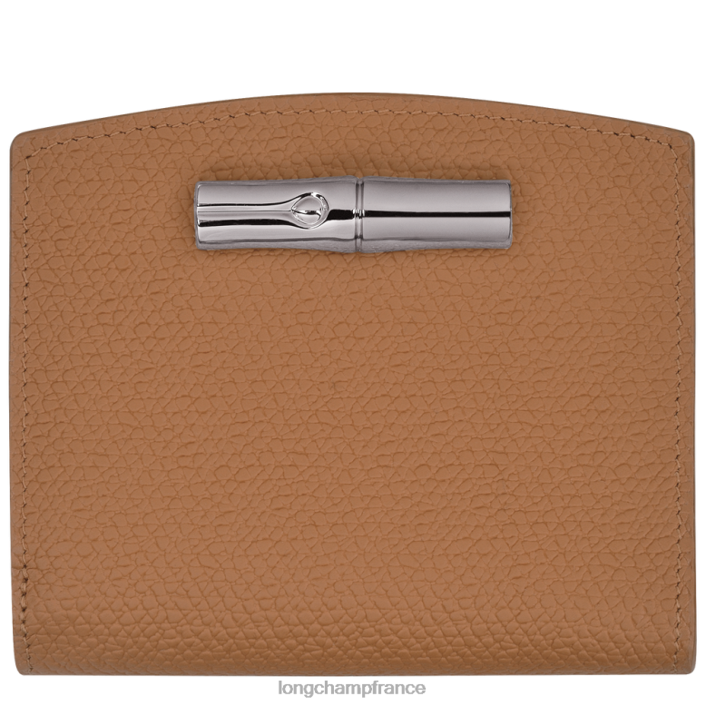naturel femmes portefeuille roseau maroquinerie Longchamp Z6ZTP582