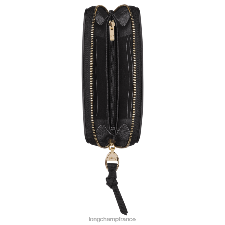 noir femmes portefeuille de boîte aux lettres maroquinerie Longchamp Z6ZTP613