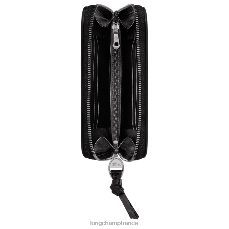 noir femmes portefeuille de boîte aux lettres maroquinerie Longchamp Z6ZTP619