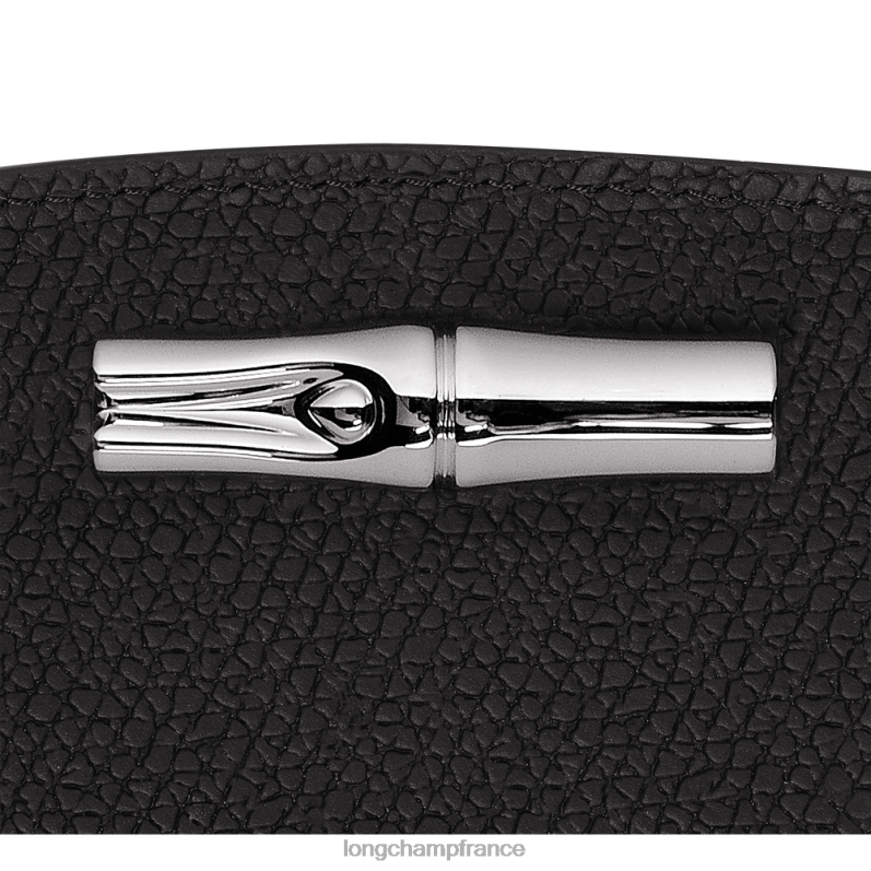 noir femmes portefeuille roseau maroquinerie Longchamp Z6ZTP581