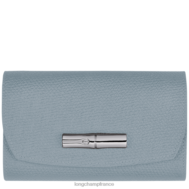 nuage bleu femmes portefeuille roseau maroquinerie Longchamp Z6ZTP579