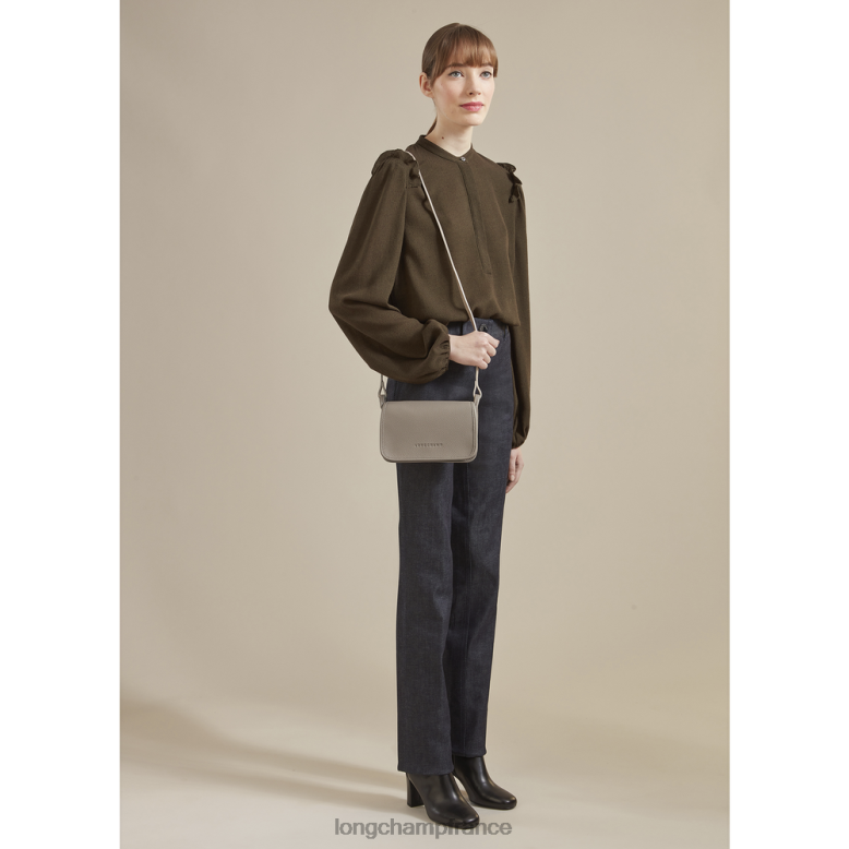 rouge femmes portefeuille le foulonne sur chaîne maroquinerie Longchamp Z6ZTP330