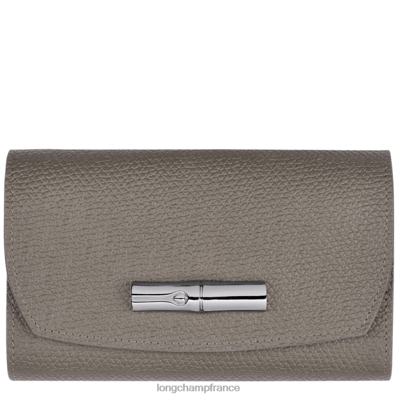 tourterelle femmes portefeuille roseau maroquinerie Longchamp Z6ZTP580