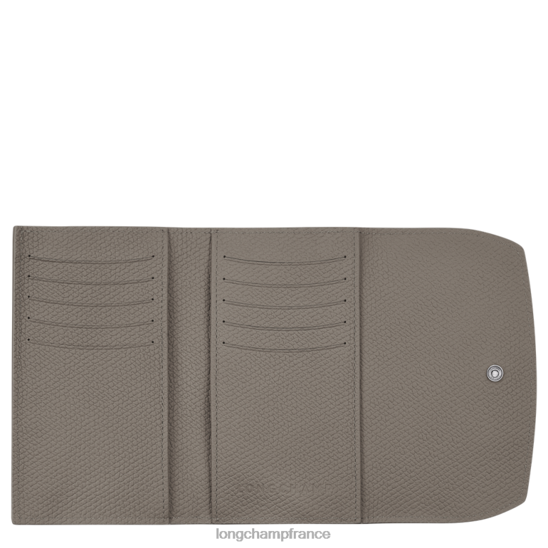 tourterelle femmes portefeuille roseau maroquinerie Longchamp Z6ZTP580