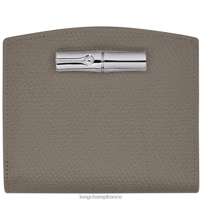 tourterelle femmes portefeuille roseau maroquinerie Longchamp Z6ZTP586