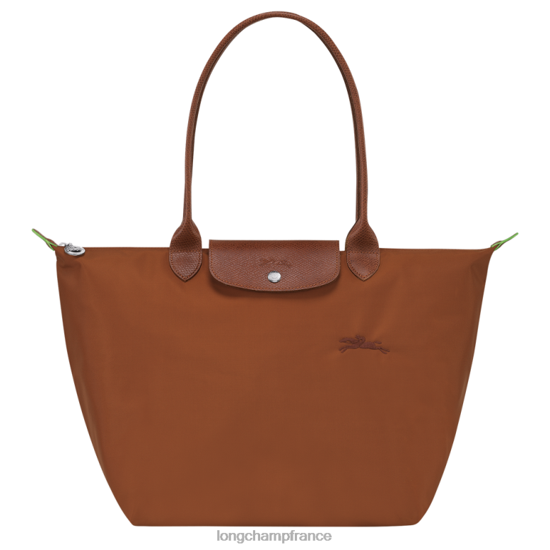 Cognac femmes sac cabas vert le pliage Sacs Longchamp Z6ZTP404