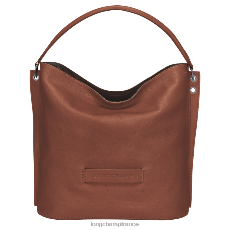 Cognac femmes sac hobo 3d Sacs Longchamp Z6ZTP402