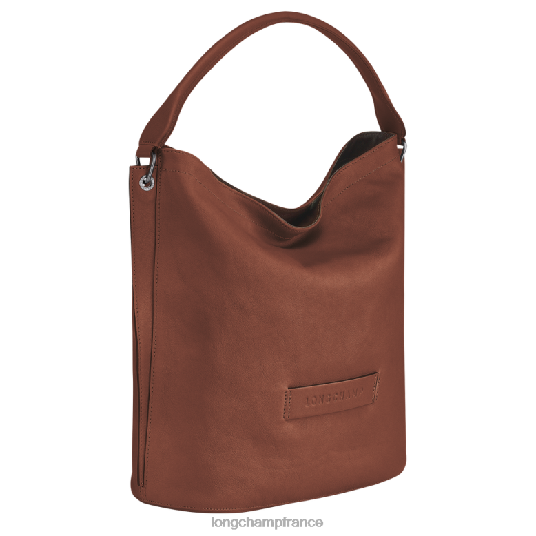 Cognac femmes sac hobo 3d Sacs Longchamp Z6ZTP402