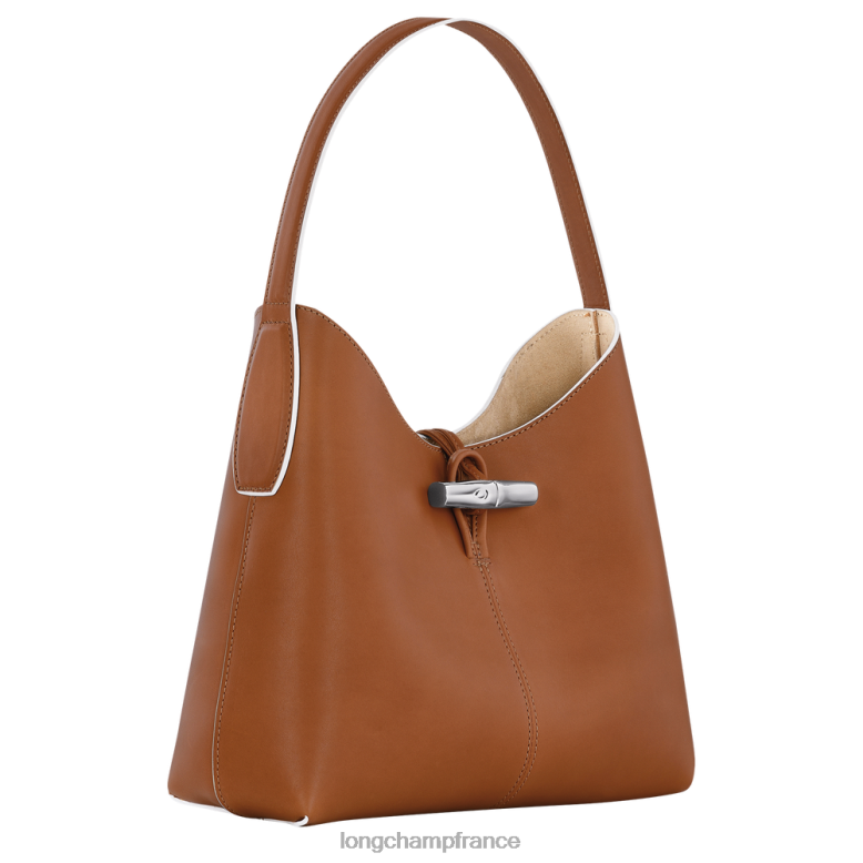 Cognac femmes sac hobo roseau Sacs Longchamp Z6ZTP382