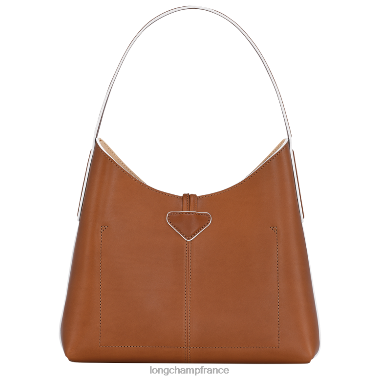 Cognac femmes sac hobo roseau Sacs Longchamp Z6ZTP382