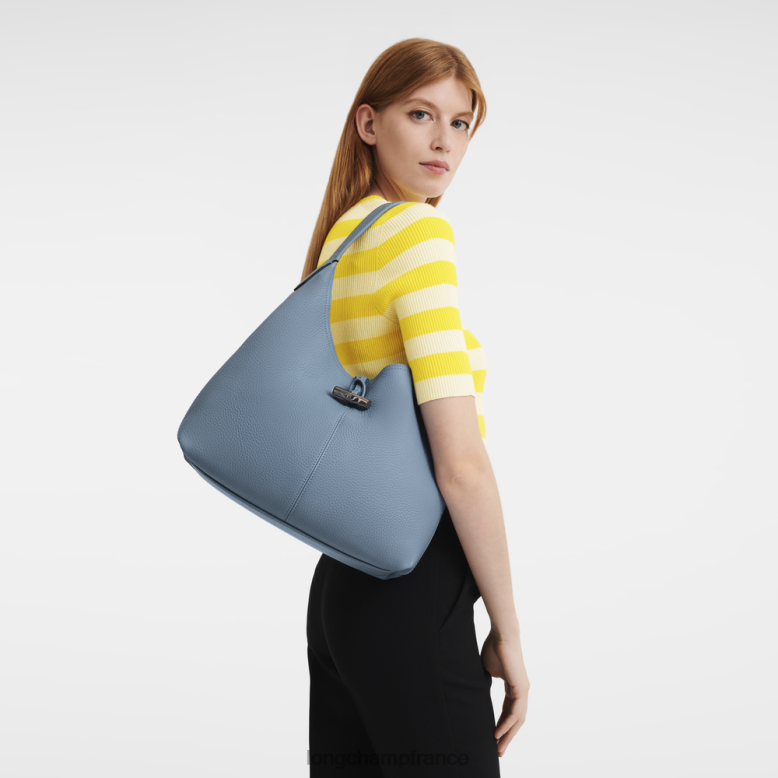 ardoise femmes sac hobo essentiel roseau Sacs Longchamp Z6ZTP359