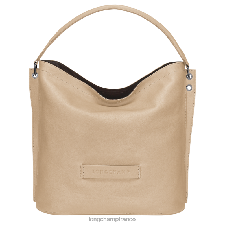 beige femmes sac hobo 3d Sacs Longchamp Z6ZTP399