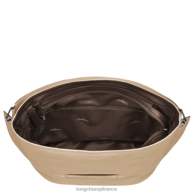 beige femmes sac hobo 3d Sacs Longchamp Z6ZTP399