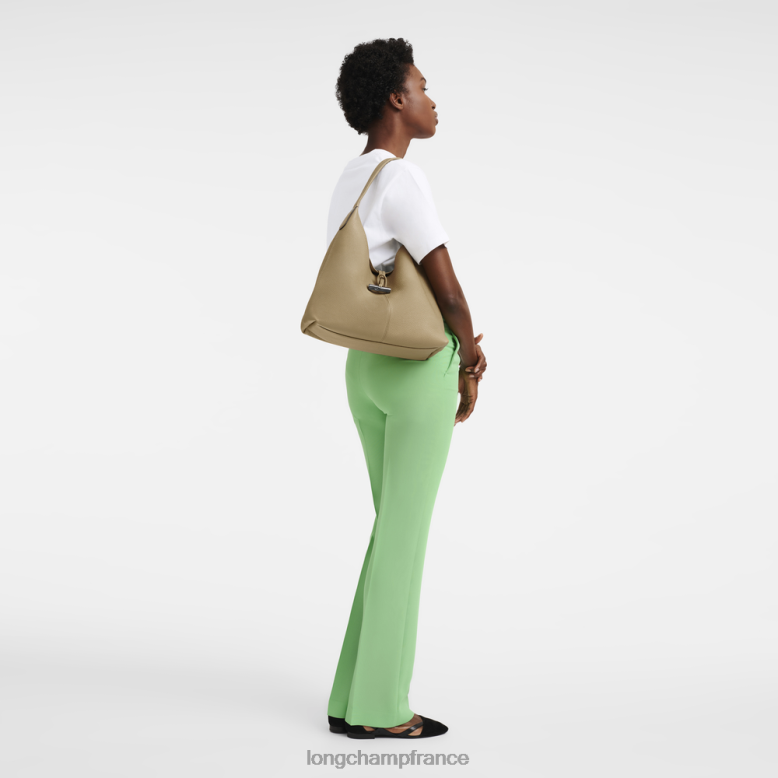 beige femmes sac hobo essentiel roseau Sacs Longchamp Z6ZTP32