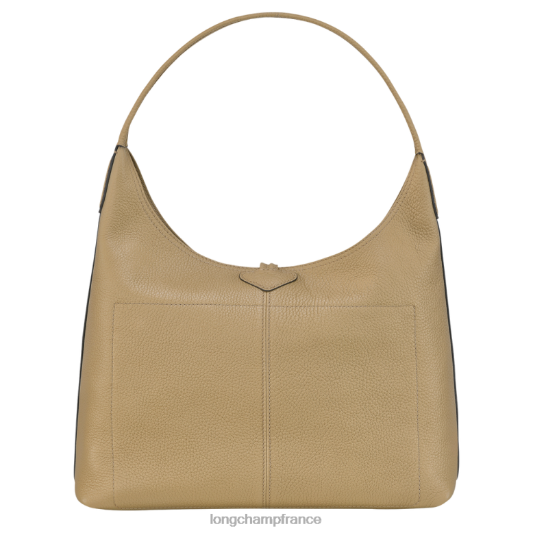 beige femmes sac hobo essentiel roseau Sacs Longchamp Z6ZTP32