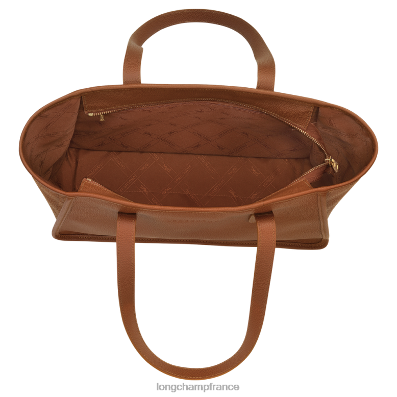 caramel femmes sac cabas le foulonne Sacs Longchamp Z6ZTP385